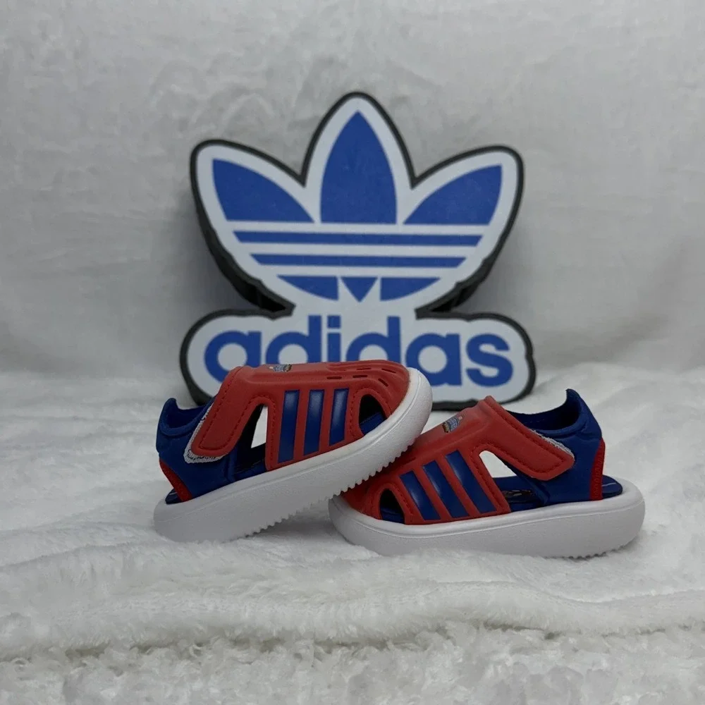 Adidas Water Sandal Kids Size 3K Boys Marvel Super Hero Spider Man